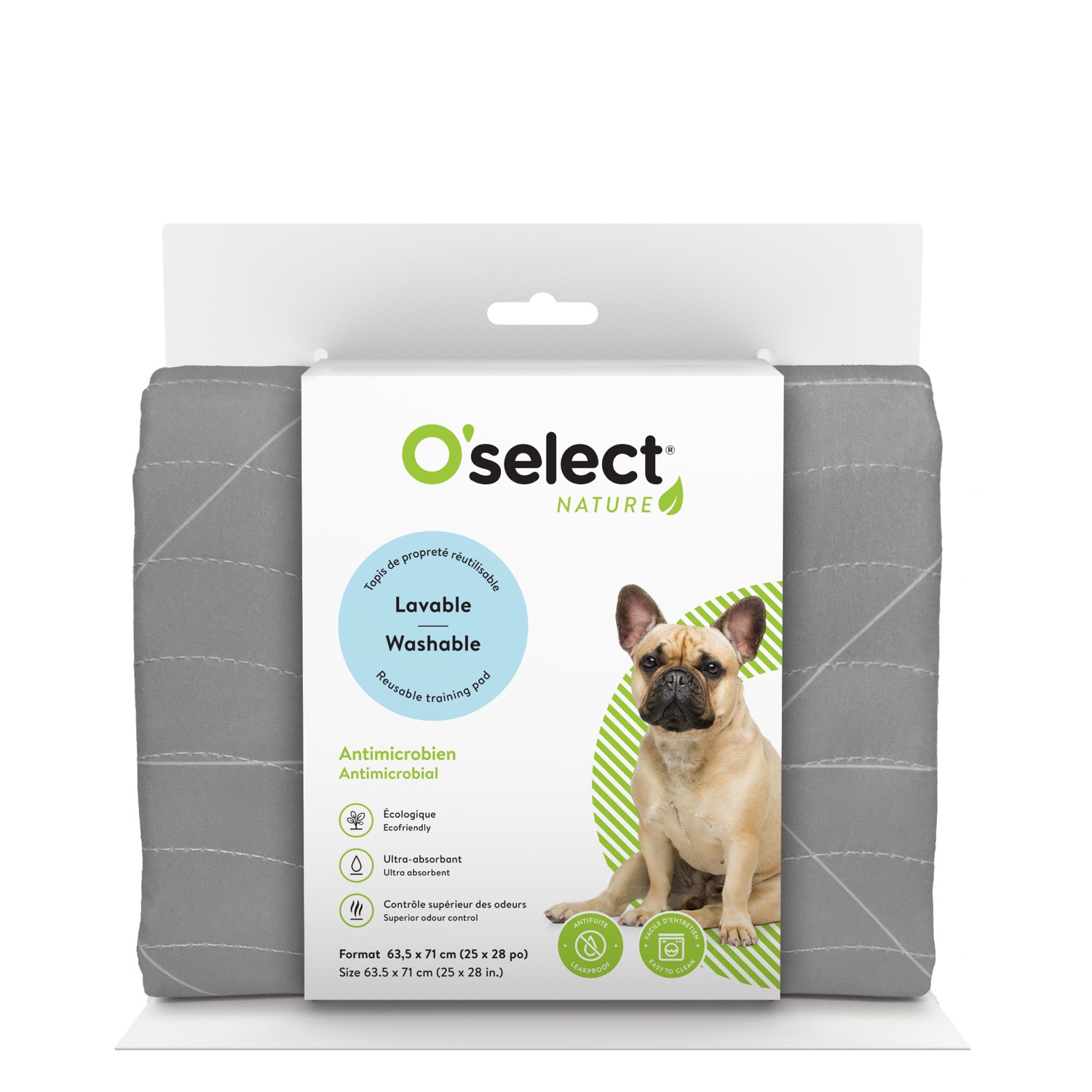 Tapis lavable pour chien avec absorption rapide réutilisable étanche p –  Petmonde