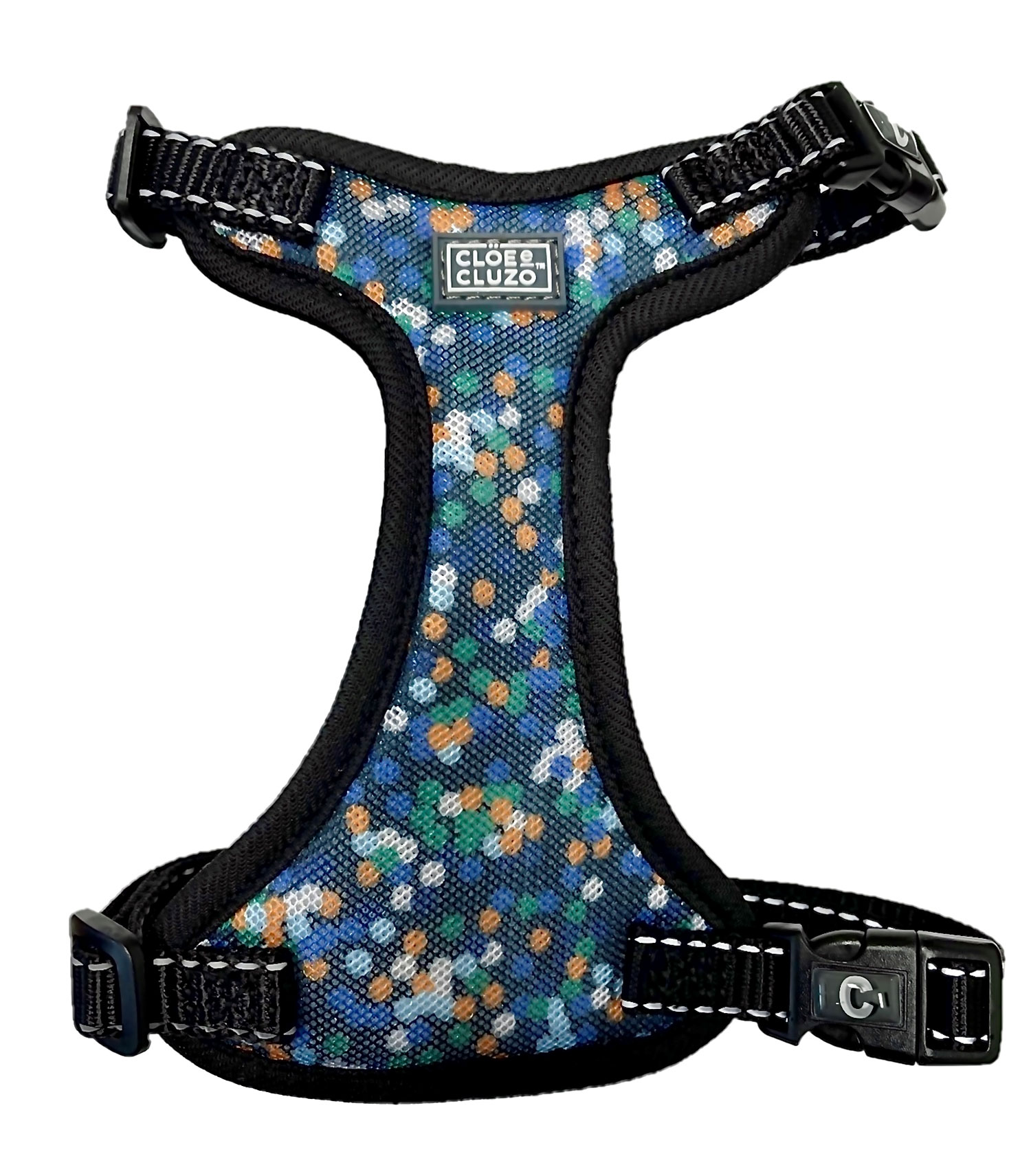 Dot Prined Adjustable Mesh Cat Harness CLÖE e CLUZO 010,013 IMP Mondou