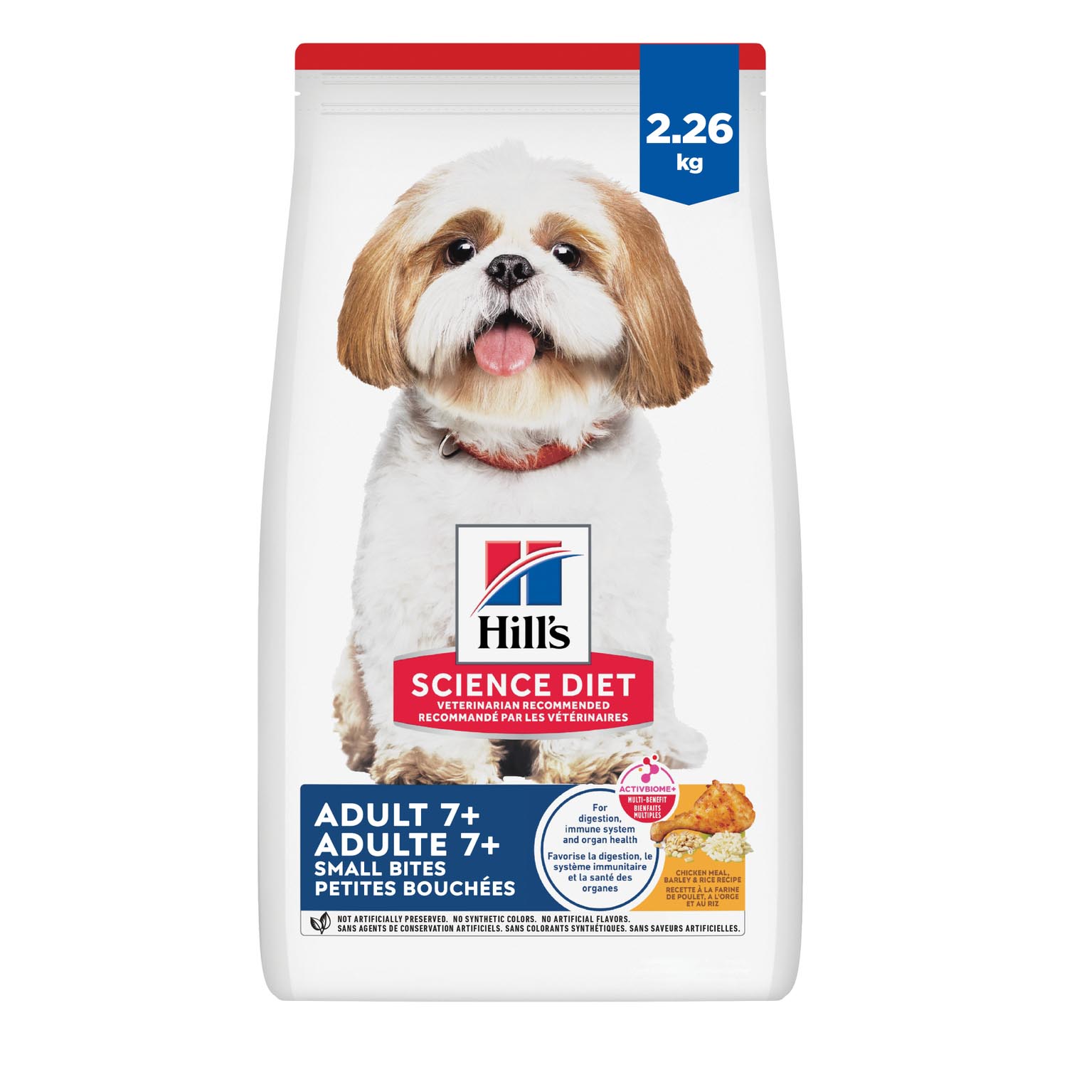 Senior 7+ Chicken Meal, Barley Brown Rice Small Bites for Dogs