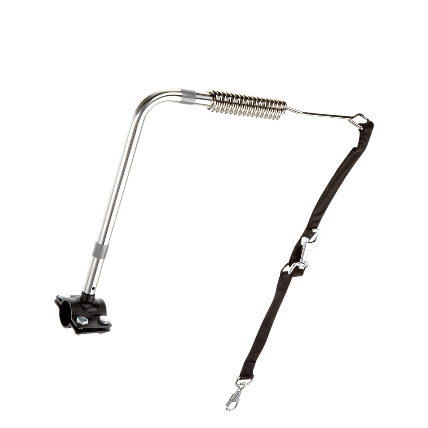 Laisse Rétractable Pour Chien Et Vélo – Nylon Et Métal, élastique 76 Cm, Fixation Universelle – Idéale Jogging, Balade